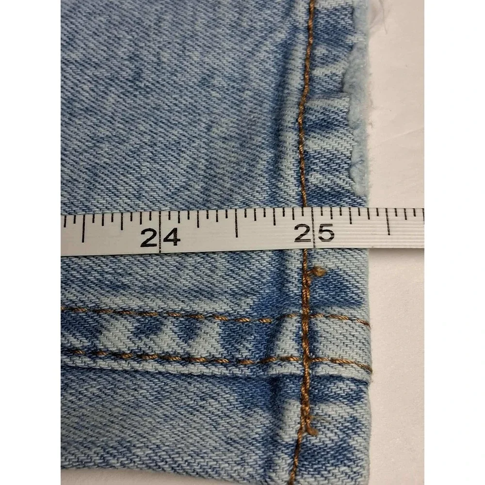 Abercrombie Fitch Ultra High‎ Rise Ankle Straight Distressed Light Wash Jeans 29